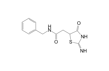 N-benzyl-2-imino-4-oxo-5-thiazolidineacetamide