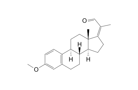 19-Norpregna-1,3,5(10),17(20)-tetraene-20-carboxaldehyde, 3-methoxy-, (17Z)-