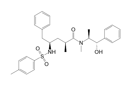 (2S,4R)-N,2-dimethyl-4-[(4-methylphenyl)sulfonylamino]-N-[(1S,2S)-1-oxidanyl-1-phenyl-propan-2-yl]-5-phenyl-pentanamide