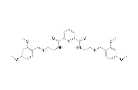 N2,N6-bis(2-((E)-(2,4-dimethoxybenzylidene)amino)ethyl)pyridine-2,6-dicarboxamide