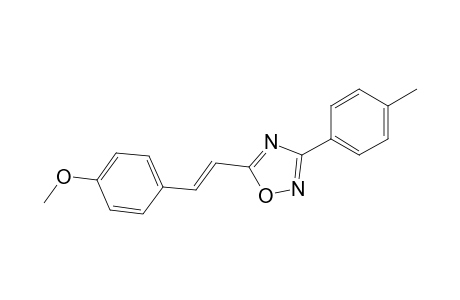 3-(4-Methylphenyl)-5-[(E)-2-(4-methoxyphenyl)ethenyl]-1,2,4-oxadiazole
