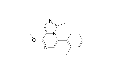 8-Methoxy-3-methyl-5-(o-tolyl)imidazo[1,5-a]pyrazine