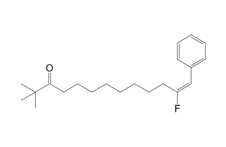 (E)-12-Fluoro-2,2-dimethyl-13-phenyltridec-12-en-3-one