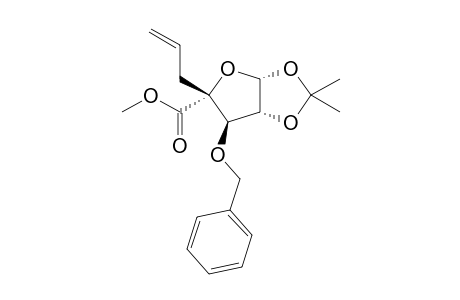 (3aR,5R,6R,6aR)-2,2-dimethyl-6-phenylmethoxy-5-prop-2-enyl-6,6a-dihydro-3aH-furo[2,3-d][1,3]dioxole-5-carboxylic acid methyl ester