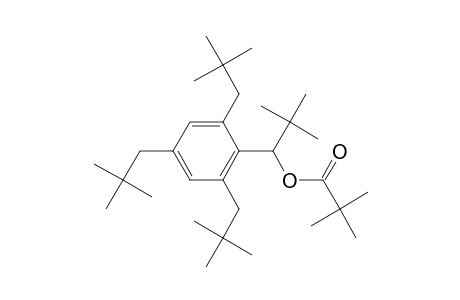 Propanoic acid, 2,2-dimethyl-, 2,2-dimethyl-1-[2,4,6-tris(2,2-dimethylpropyl)phenyl]propyl ester