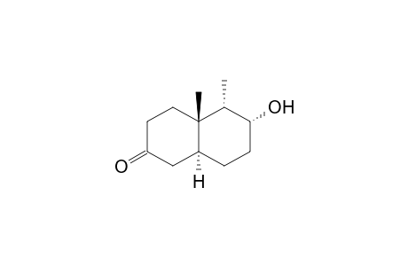 (4aS,5R*,6S*,8aR*)-6-Hydroxy-4a,5-dimethyl-perhydro-2-naphthalenone