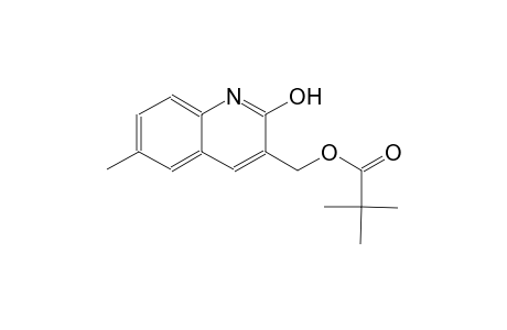 (2-hydroxy-6-methyl-3-quinolinyl)methyl pivalate
