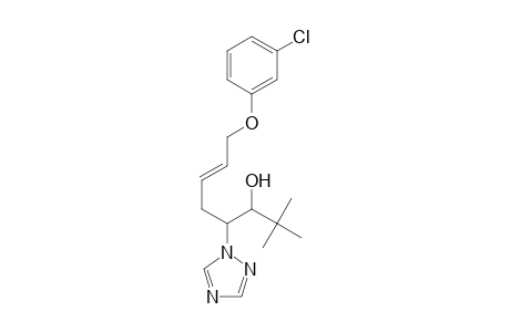 2,2-Dimethyl-4-(1,2,4-triazolyl)-8-(3-chloro-phenoxy)-trans-6-octen-3-ol diast.B