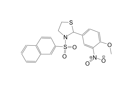 thiazolidine, 2-(4-methoxy-3-nitrophenyl)-3-(2-naphthalenylsulfonyl)-