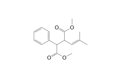 Methyl 2-phenyl-3-methyoxycarbonyl-5-methyl-hex-4-enoate
