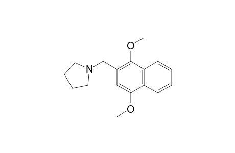 1-[(1,4-DIMETHOXY-NAPHTHALEN-2-YL)-METHYL]-PYRROLIDINE