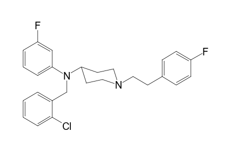 N-2-Chlorobenzyl-N-3-fluorophenyl-1-[2-(4-fluorophenyl)ethyl]piperidin-4-amine