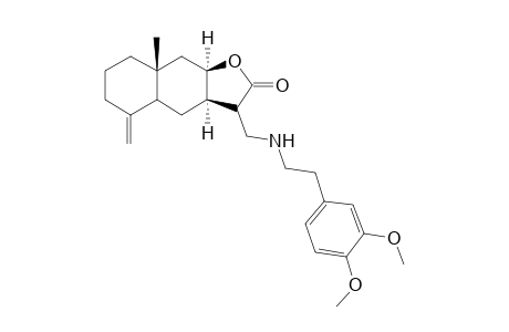 (3aR,8aR,9aR)-3-[(homoveratrylamino)methyl]-8a-methyl-5-methylene-3a,4,4a,6,7,8,9,9a-octahydro-3H-benzo[f]benzofuran-2-one