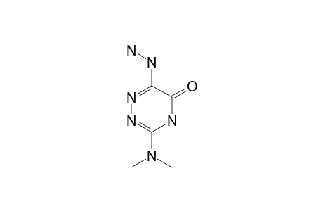 3-Dimethylamino-6-hydrazino-1,2,4-triazin-5(4H)-one