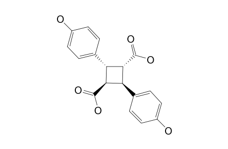 (1a,2a,3beta,4beta)-2,4-Bis(4-hydroxyphenyl)-1,3-cyclobutanedicarboxylic acid