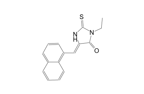 (5Z)-3-ethyl-5-(1-naphthylmethylene)-2-thioxo-4-imidazolidinone