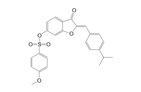 benzenesulfonic acid, 4-methoxy-, (2Z)-2,3-dihydro-2-[[4-(1-methylethyl)phenyl]methylene]-3-oxobenzofuranyl ester