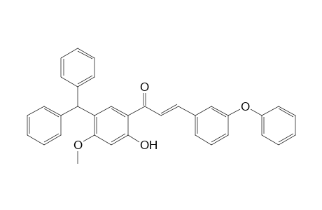 1-(2'-Hydroxy-4'-methoxy-5'-benzhydrylphenyl)-3-(3-phenoxyphenyl)propenone