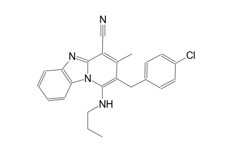 2-(4-chlorobenzyl)-3-methyl-1-(propylamino)pyrido[1,2-a]benzimidazole-4-carbonitrile