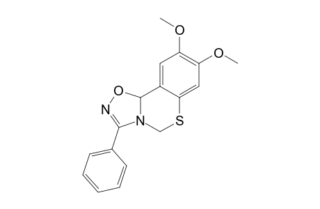 8,9-DIMETHOXY-3-PHENYL-1,2,4-OXADIAZOLO-[4,5-C]-[1,3]-BENZOTHIAZINE