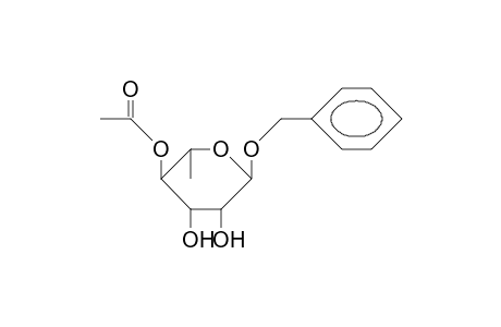 Benzyl 4-O-acetyl.alpha.-L-rhamnopyranoside