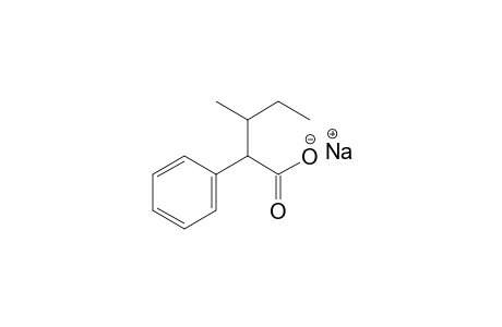 3-methyl-2-phenylvaleric acid, sodium salt