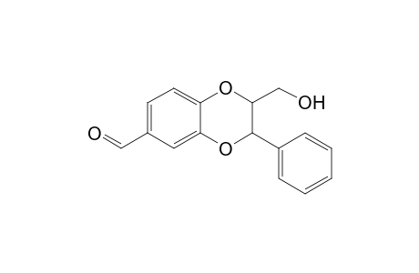 2-(hydroxymethyl)-3-phenyl-2,3-dihydro-1,4-benzodioxin-6-carboxaldehyde