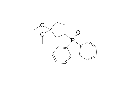 (3,3-Dimethoxycyclopentyl)diphenylphosphine oxide
