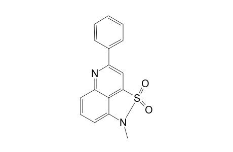1H-1-Methyl-4-phenyl-2,2-dioxoisothiazolo[5,4,3-d,e]quinoline