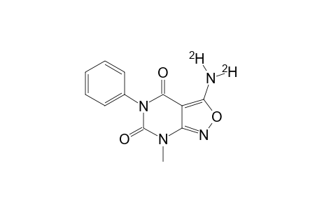 3-(DIDEUTERIOAMINO)-7-METHYL-5-PHENYL-3AH,5H,7H,7AH-ISOXAZOLO-[3,4-D]-PYRIMIDIN-4,6-DIONE