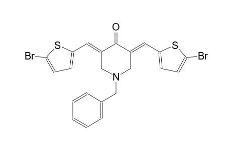 (3E,5E)-1-benzyl-3,5-bis[(5-bromo-2-thienyl)methylene]-4-piperidinone