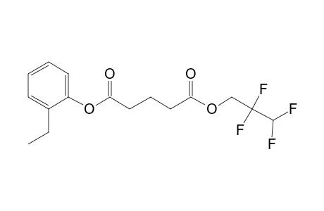 Glutaric acid, 2,2,3,3-tetrafluoropropyl 2-ethylphenyl ester