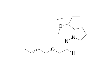 (2R)-N-{(E)-2-[(2E)-2-butenyloxy]ethylidene}-2-(1-ethyl-1-methoxypropyl)-1-pyrrolidinamine