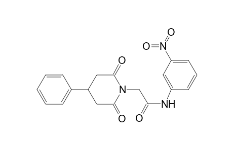 2-(2,6-Dioxo-4-phenyl-piperidin-1-yl)-N-(3-nitro-phenyl)-acetamide