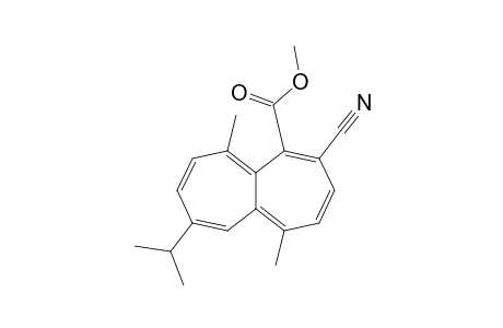 Methyl 4-cyano-9-isopropyl-1,6-dimethylheptalene-5-carboxylate