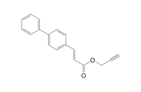 2-Propenoic acid, 3-[1,1'-biphenyl]-4-yl-, 2-propynyl ester