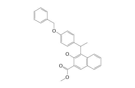 METHYL-4-(1-(4-BENZOYLOXYPHENYL)-ETHYL)-3-HYDROXY-2-NAPHTHOATE