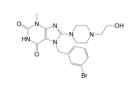 7-(3-bromobenzyl)-8-[4-(2-hydroxyethyl)-1-piperazinyl]-3-methyl-3,7-dihydro-1H-purine-2,6-dione