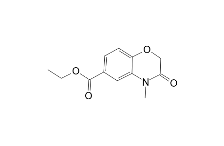 2H-1,4-Benzoxazine-6-carboxylic acid, 3,4-dihydro-4-methyl-3-oxo-, ethyl ester