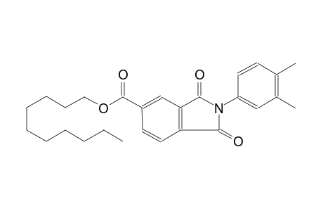 decyl 2-(3,4-dimethylphenyl)-1,3-dioxo-5-isoindolinecarboxylate