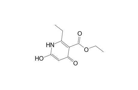 Nicotinic acid, 2-ethyl-1,6-dihydro-4-hydroxy-6-oxo-, ethyl ester