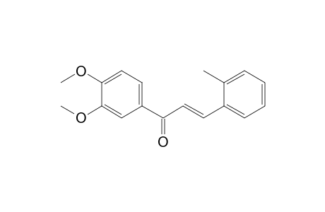 (E)-1-(3,4-dimethoxyphenyl)-3-(2-methylphenyl)-2-propen-1-one