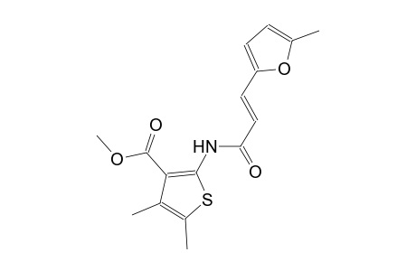 methyl 4,5-dimethyl-2-{[(2E)-3-(5-methyl-2-furyl)-2-propenoyl]amino}-3-thiophenecarboxylate