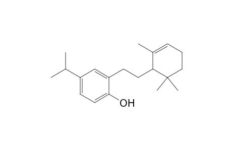 2-(2,6,6-Trimethyl-2-cyclohexenyl)-1-(2-hydroxy-5-isopropylphenyl)ethane