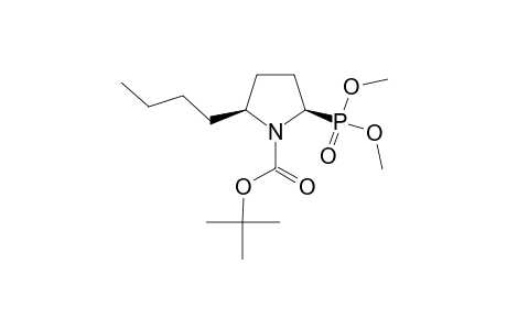DIMETHYL-(2R,5S)-(-)-N-(TERT.-BUTOXYCARBONYL)-5-N-BUTYLPYRROLIDINE-2-PHOSPHONATE