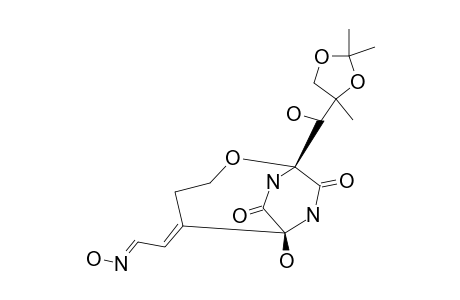 (5E)-5A-FORMYLBICYCLOMYCIN-OXIME-C-(2'),C-(3')-ACETONIDE