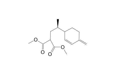 Methyl (4R)-2-(methoxycarbonyl)-4-[4'-methylidenecyclohex-2'-enyl]pentanoate