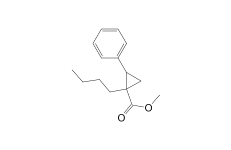 Cyclopropanecarboxylic acid, 1-butyl-2-phenyl-, methyl ester