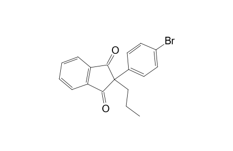 2-(4-Bromo-phenyl)-2-propyl-indan-1,3-dione