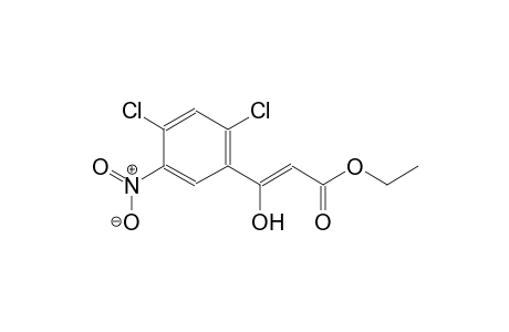 ethyl (2Z)-3-(2,4-dichloro-5-nitrophenyl)-3-hydroxy-2-propenoate